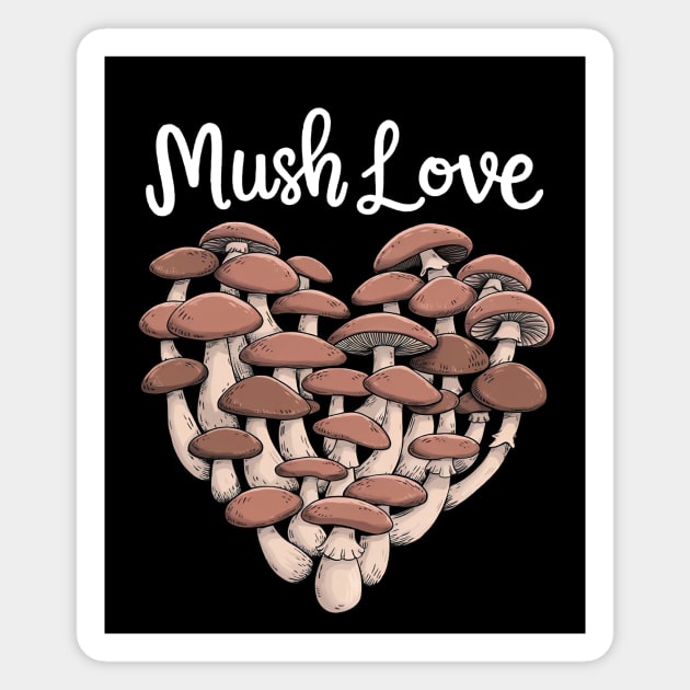 Mush Love Magnet by CreativeSage